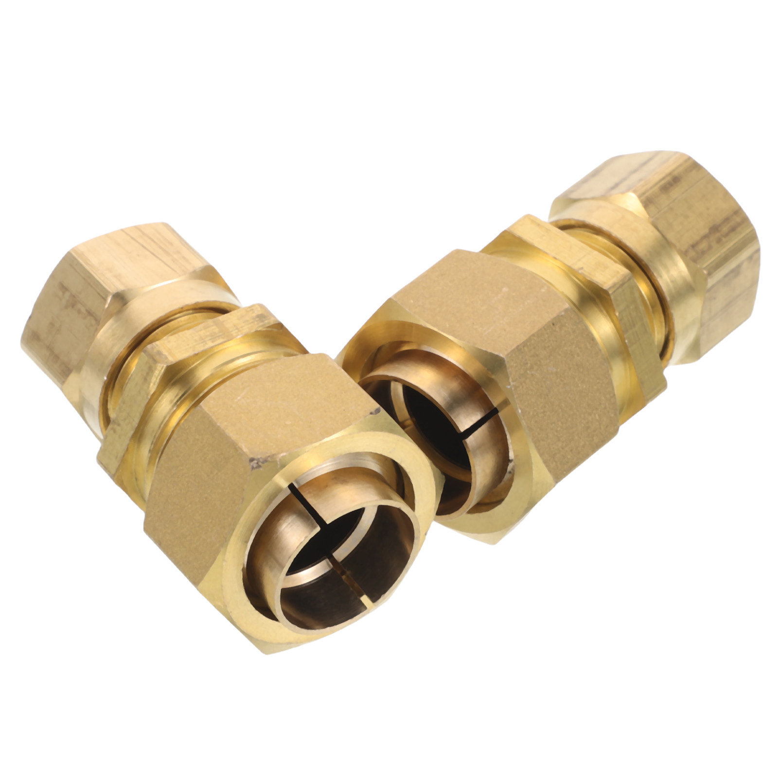 2Pcs Brass Quick Connector Pip - Compression Fitting Brass review and price