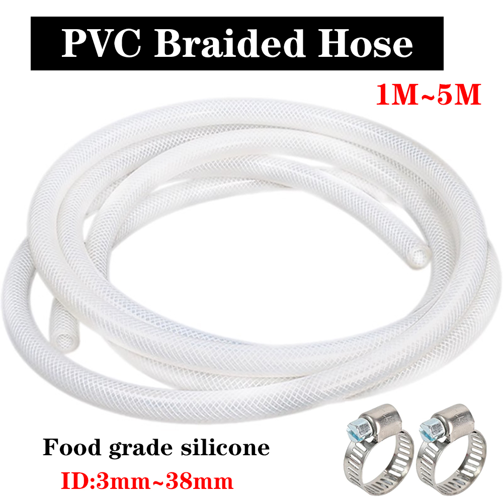 1M Braided Clear Flexible PVC  - Flexible Hose Braided review and price