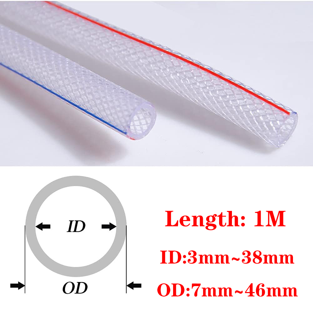 1M Braided Clear Flexible PVC  - Flexible Hose Braided review and price