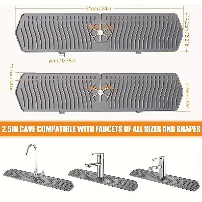 24Inch Kitchen Drainage Pad Si - Silicone Tap Washer review and price