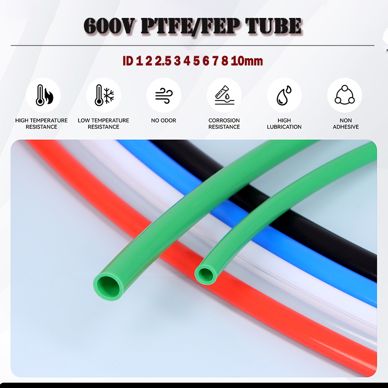600V PTFE/FEP Tube ID 1 2 2.5  - Ptfe Tape Thread review and price